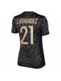 Paris Saint-Germain Lucas Hernandez #21 Ausweichtrikot für Frauen 2023-24 Kurzarm